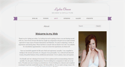 Desktop Screenshot of lydiachase.com